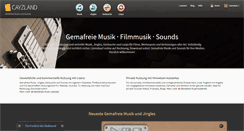 Desktop Screenshot of cayzland.de